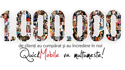 QuickMobile sarbatoreste 1 milion de clienti