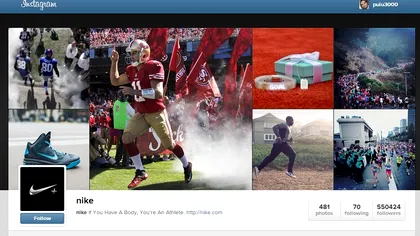 Instagram iti face automat o pagina de profil ,