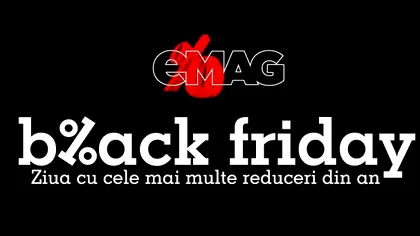 Emag se pregateste de tura a doua din Black Friday - LISTA COMPLETA DE REDUCERI