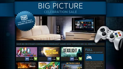 Steam Big Picture vine cu reduceri