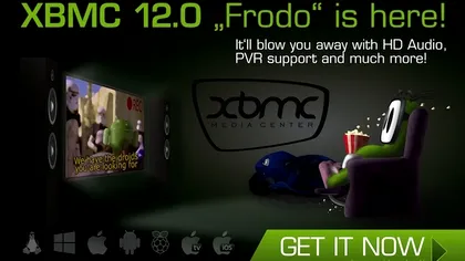 XBMC 12 Frodo vine cu suport pentru Raspberry Pi, Android, HD Audio si PVR