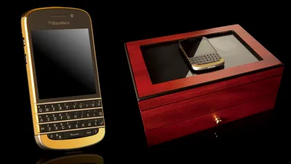 BlackBerry Q10 vine si in varianta din aur, cu un pret pe masura
