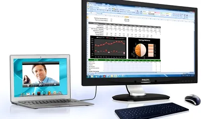 Philips a lansat un monitor cu functie de andocare USB