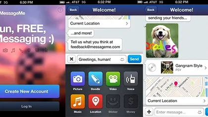 MessageMe este un nou concurent serios in universul aplicatiilor de chat