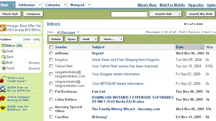 Yahoo face curatenie prin conturile de mail