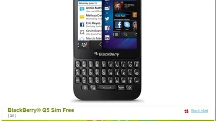 BlackBerry Q5 iese la lumina si e gata de precomanda