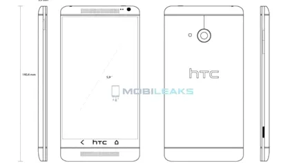 Un nou phablet: HTC One va fi marit la MAX-im