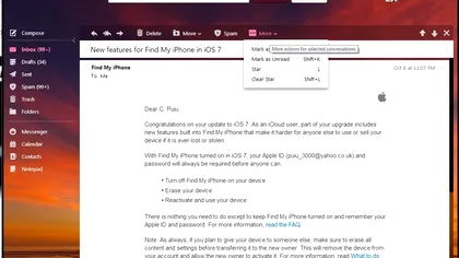 Yahoo Mail se reinventeaza la frumoasa varsta de 16 ani