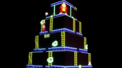 Jocul arcade Donkey Kong este atât de uşor, că poate fi proiectat pe un tort [VIDEO]