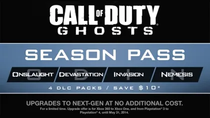Onslaught, primul DLC Call Of Duty Ghosts vine în ianuarie