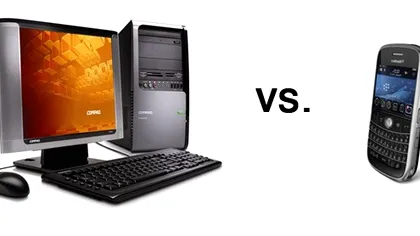 Studiu: Petrecem mai mult timp pe smartphone decât pe computer