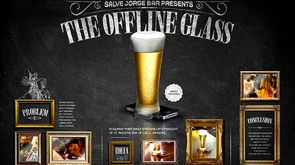 Paharul Offline vă invită la socializare, obligat-forţat [VIDEO]