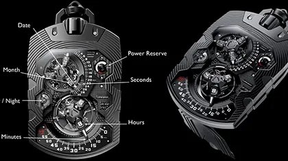 Urwerk Zeit Device 1001 - Cum funcţionează un ceas de 400.000 dolari? [VIDEO]