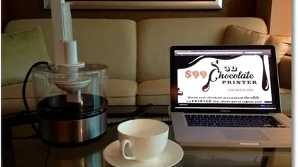 ChocaByte este o imprimantă 3D ce funcţionează cu... ciocolată