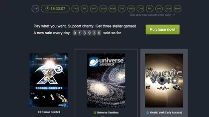 Super ofertă - jocuri noi pe Humble Bundle zilnic, timp de două săptămâni