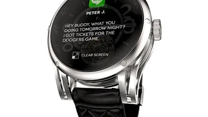 Kairos este un smartwatch mecanic cu ecran OLED transparent