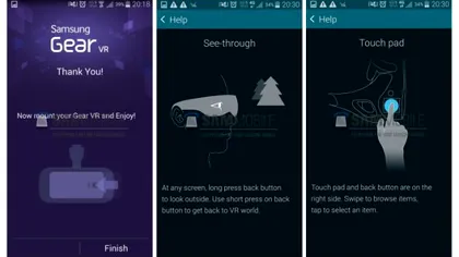 Noi știri despre Samsung VR și câteva capturi de ecran