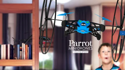 Dronele Parrot Rolling Spider și Jumping Sumo, disponibile la Orange