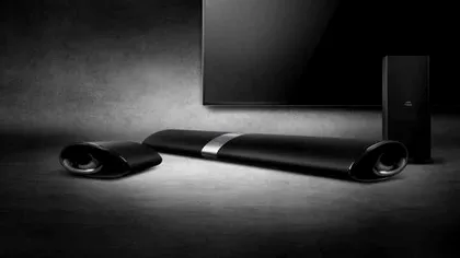 Philips Fidelio B5 este un soundbar care livrează sunetul pe bucăți