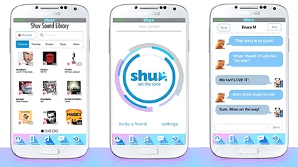 Shuv îţi permite să schimbi tonul de apel al interlocutorului