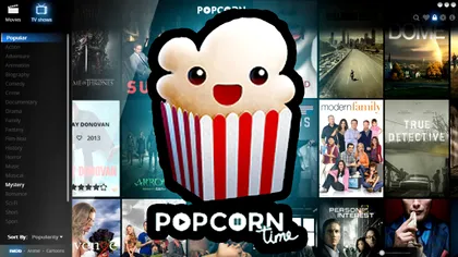 Popularitatea Popcorn Time a depăşit-o pe cea a Netflix în unele ţări