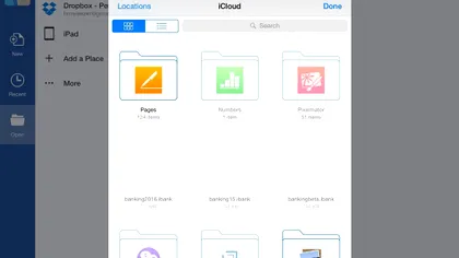 Microsoft Office pentru iOS devine compatibil cu iCloud şi alte servicii de stocare