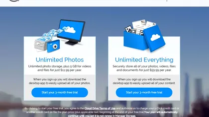 Amazon vă oferă stocare în cloud nelimitată la cel mai mic preţ