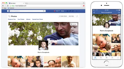 Facebook Scrapbook e funcția pentru pozele cu bebeluși pe care ții să le publici online