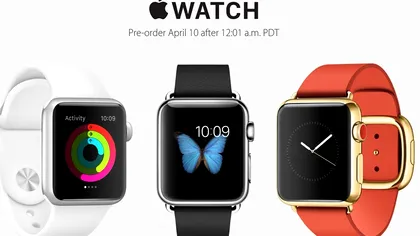 La ce oră veţi putea comanda noul Apple Watch?