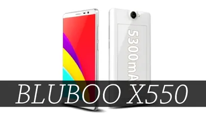 Bluboo X550, telefonul cu cea mai mare baterie arată surprinzător de bine