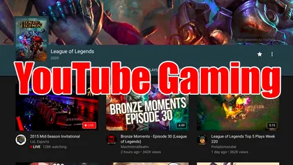 Youtube Gaming, o platformă specială pentru gameri