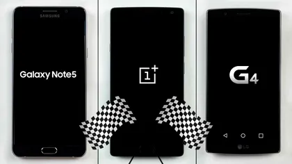 Care-i mai sprinten? Galaxy Note 5 vs OnePlus 2 vs LG G4 [VIDEO]