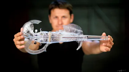 A fost printată 3D vioara care cântărește cât un fulg