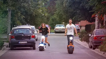 Scuterul inteligent care se conectează la telefon a fost creat în Arad