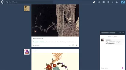 Tumblr s-a transformat în platformă de mesagerie instant