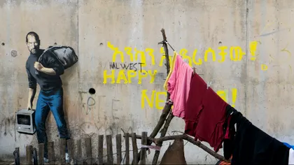 Steve Jobs devine graffiti pentru a-ți arăta că problema refugiaților e reală