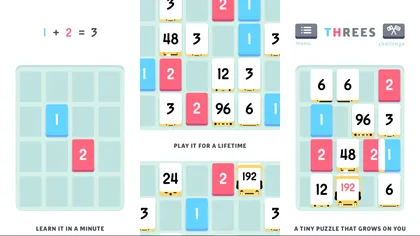 Gratuit online, Threes continuă să creeze dependență ca pe mobil