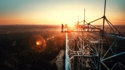 Dacă îți place să faci parkour, ai putea să încerci Cernobîlul, ca acești patru francezi