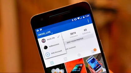 Actualizarea Instagram îți permite să folosești mai multe conturi în același timp