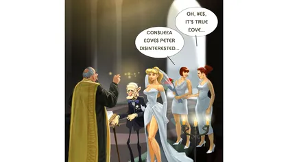 Aceste ilustrații românești îți arată urâțenia societății moderne