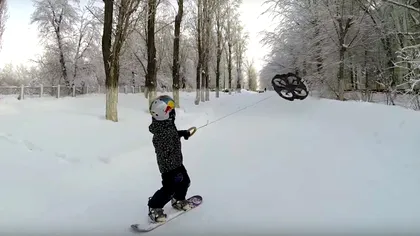 Droneboarding e un nou sport inedit și high-tech