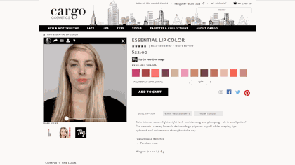 De acum poți testa virtual machiajul înainte să îl cumperi