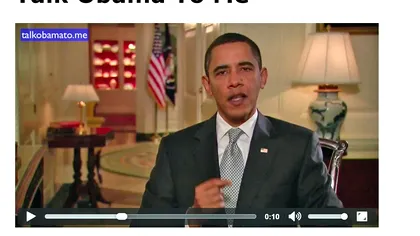 Pune-l pe Obama să zică ce vrei tu prin această aplicație gratuită