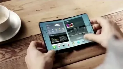 Samsung s-ar putea să aibă un telefon cu ecran flexibil aproape gata