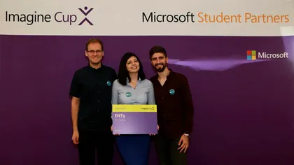 Studenții români care au câștigat finala Microsoft Imagine Cup 2016 cu un dispozitiv revoluționar