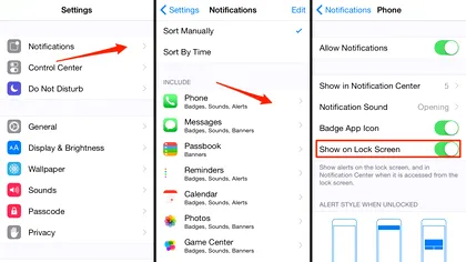 Cum faci să nu apară anumite notificări pe ecranul de blocare la iPhone