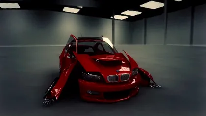 Transformer în viața reală: au transformat un BMW funcțional într-un robot [VIDEO]