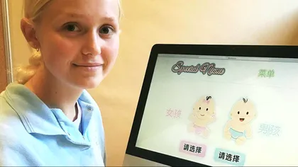Această adolescentă s-a îmbogățit găsind nume pentru bebeluși chinezi