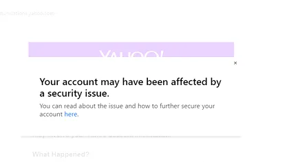 Yahoo, spart: mesajul Yahoo pentru utilizatorii serviciilor sale