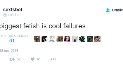 Acest robot Twitter publică cele mai ciudate mesaje cu tentă sexuală